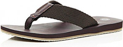 nette leren teenslippers van river island