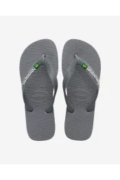 brasil logo slipper