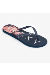 Dames teenslippers to the sea indigoblauw