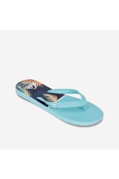 Teenslippers voor heren tropical glitch blauw