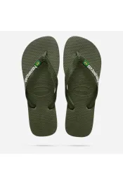 brasil logo slipper